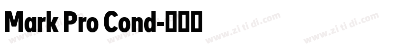 Mark Pro Cond字体转换 Mark Pro Cond字体转换